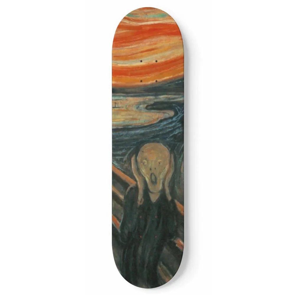 The Scream Munch Skateboard Wall Art