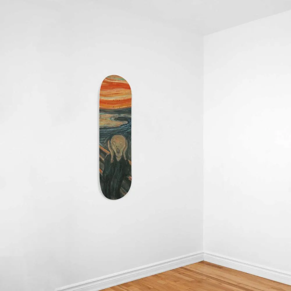 The Scream Munch Skateboard Wall Art
