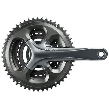 Tiagra FC-4703 Bicycle Crankset - 175mm, 10-Speed, 50/39/30t, 110/74 Asymmetric BCD, Hollowtech II Spindle Interface, Gray