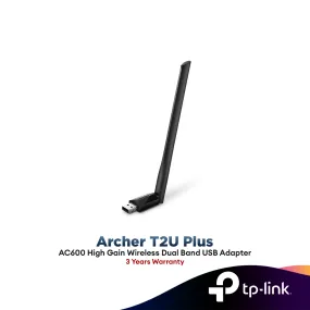 TP-Link AC600 Dual Band Archer T2U PLUS Wireless USB Adapter