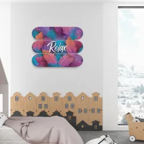 Tropical Background Skateboard Wall Art