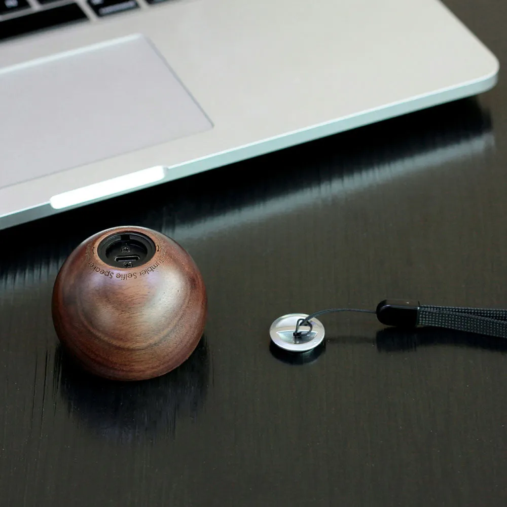 Tumbler Selfie Speaker: Walnut