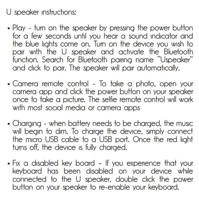 U-Speaker Mini