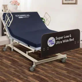Ultra Wide and Super Low Adjustable Electric Hospital Bed