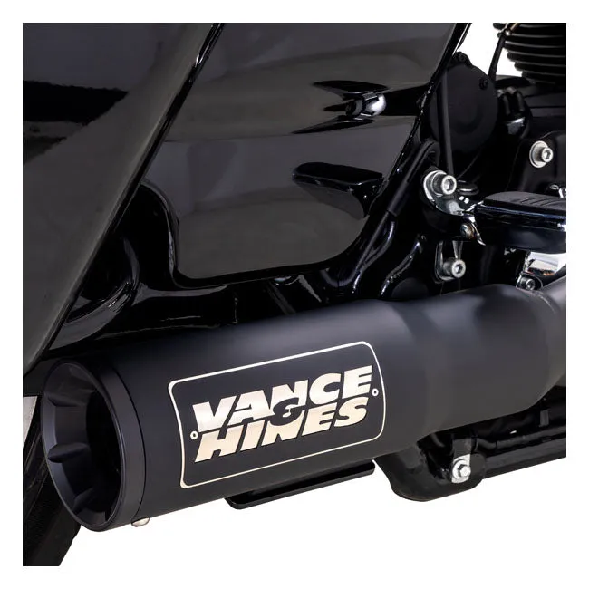 Vance & Hines 47321 PCX Black Hi Output RR 2-into-1 Exhaust 2017 up Touring