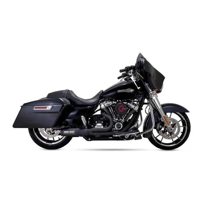 Vance & Hines 47321 PCX Black Hi Output RR 2-into-1 Exhaust 2017 up Touring