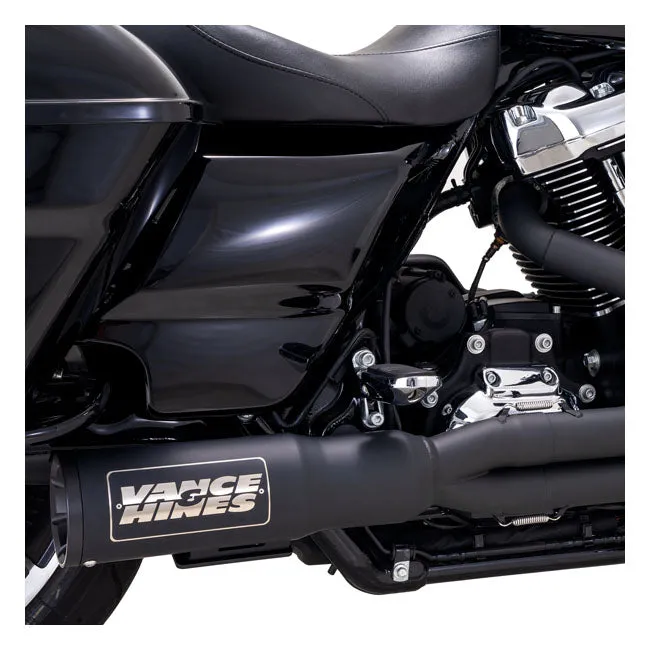 Vance & Hines 47321 PCX Black Hi Output RR 2-into-1 Exhaust 2017 up Touring