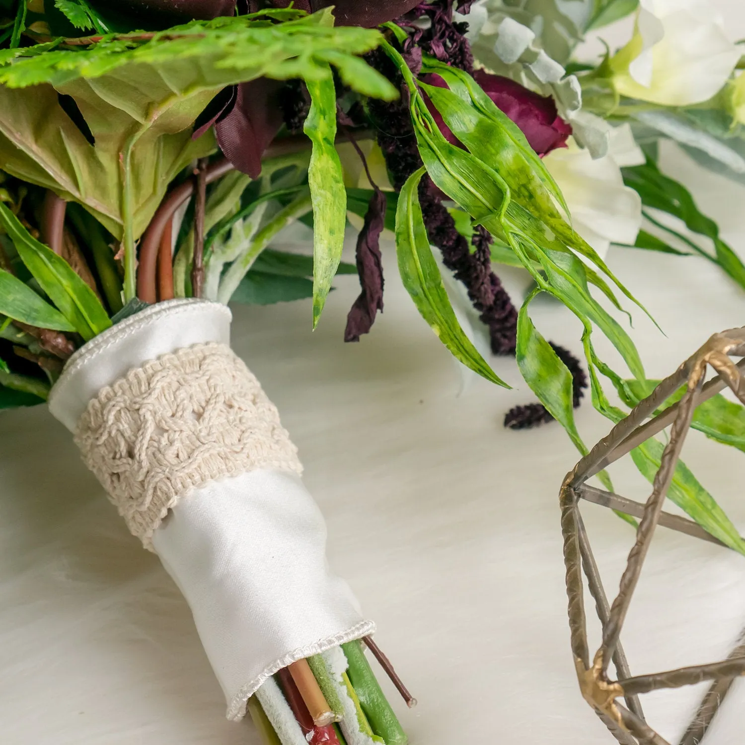 Velvet Ribbon Streamers for Bridal Bouquet - Add-On