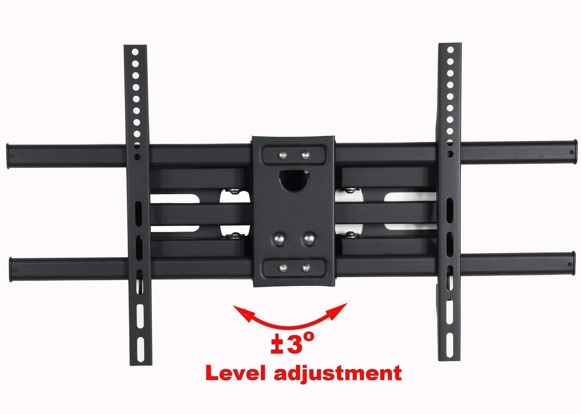 VideoSecu MW380B5 Full Motion Articulating TV Wall Mount Bracket for Most 37"-75" LED LCD Plasma HDTV Up to 125 lbs with VESA 684x400 600x400 400x400 150x100mm, Dual Arm Pulls Out Up to 14" AW9
