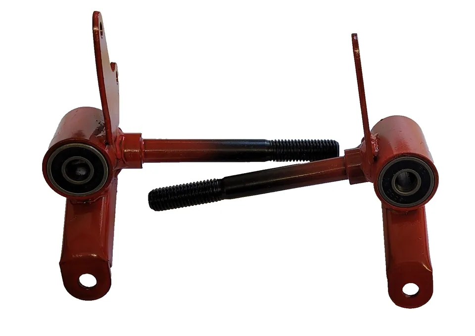 WHH24 SET OF RED STEERING STUB AXLES ORION 49CC 2 STROKE MINI QUAD BIKE ATV