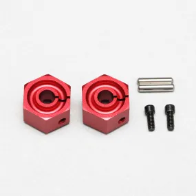 Yokomo Alum. Clamp Wheel Hub 8.0mm - Red